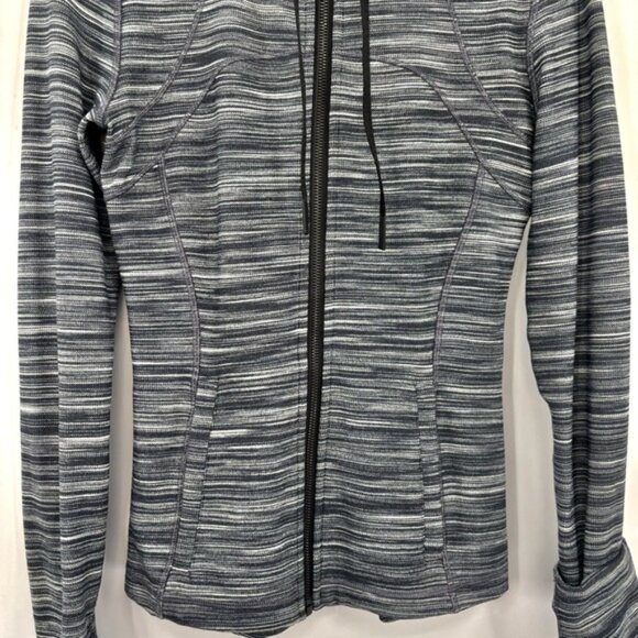 Lululemon Hooded Define Jacket Nulu Grey Size 6 - Picture 10 of 16